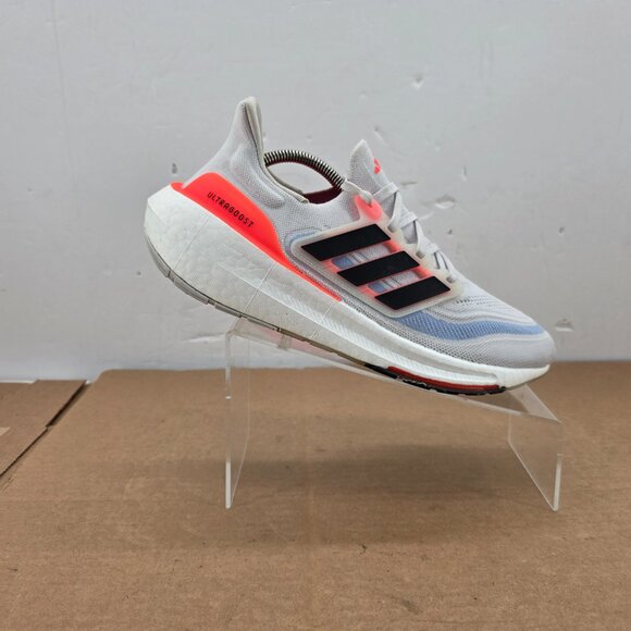 adidas UltraBoost Light White Orange HQ6351 BOOST Running Men’s Size 10 - Picture 1 of 15